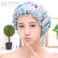浴帽防水成人女款淋浴厨房帽子防油帽油女士头罩帽洗澡防水头套 三维工匠 杏色