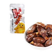 汤老鸭 卤味鸭心香辣味16g*5包 汤老鸭老汤鸭心卤味香辣鸭心零食辣小包装真空