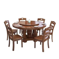 历途科技 圆形餐桌含10把椅子直径1.6m 高0.75m