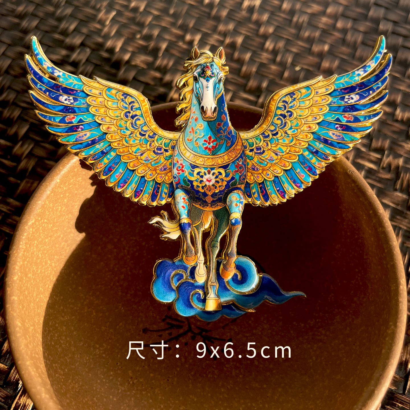 2026新款天马磁吸冰箱贴个性创意3d立体复古风金属磁贴特色高级感