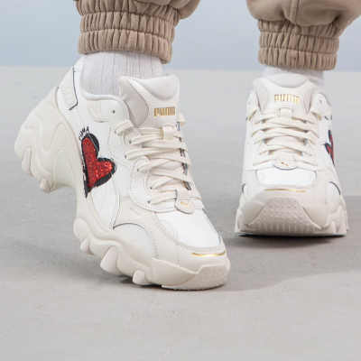 彪马(PUMA)女鞋新款运动鞋潮流时尚轻便复古老爹鞋舒适厚底休闲鞋398674-01 ZP