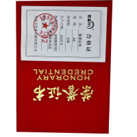 贺森HS 可定制荣誉证书 A4 本
