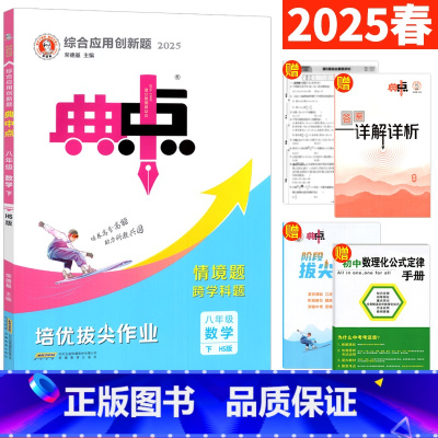 数学 华师版 八年级下 [正版]2025典中点八年级下数学华师版HS版 初二荣德基典中点八下数学同步练习册综合应用创新题