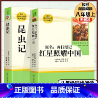 套装2本套装《昆虫记+红星照耀中国》 [正版]原著经典常谈朱自清钢铁是怎样炼成的和傅雷家书八年级下册课外书必读文学名著人
