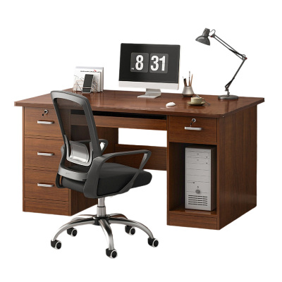指臣单人办公室桌子带椅子120*60*73cm套