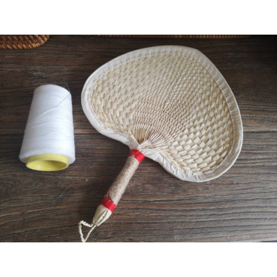 老式编扇子女日用手工编织大蒲扇芭蕉扇夏季儿童中国风古典原棉小扇（适合小朋友自己扇