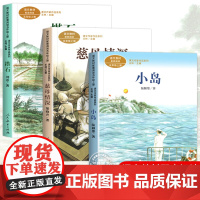 人教版五年级阅读课外书上册 小岛 慈母情深梁晓声 搭石 语文教材配套人民教育出版社课文作家作品系列老师推小学生课外书籍荐