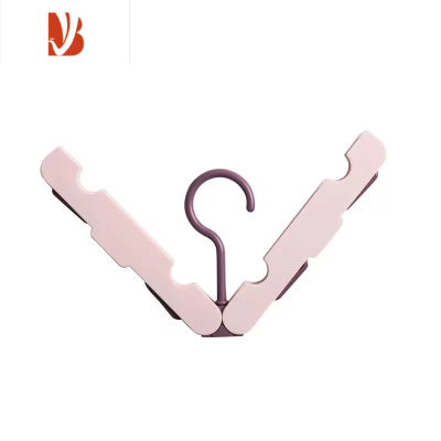 三维工匠旅行折叠衣架便携式多防滑夹子迷你伸缩晾衣架晒袜子旅游器