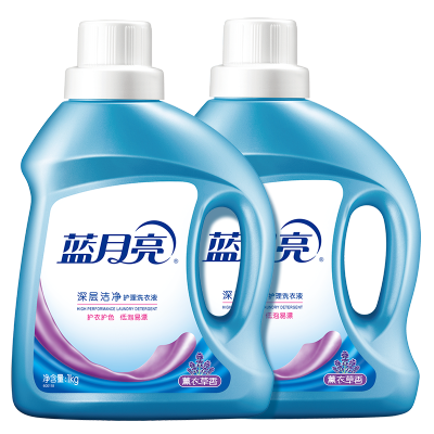 蓝月亮薰衣草洁净洗衣液1kg×2瓶