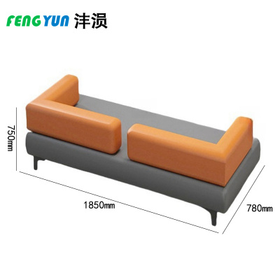 沣涢 商务沙发 三人位 张