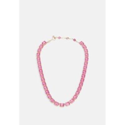 Swarovski女款玫瑰金色项链闪耀光泽优雅气质饰品