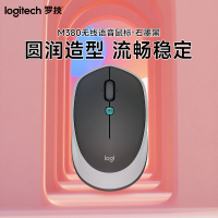 罗技(Logitech) VOICE M380语音鼠标-石墨黑