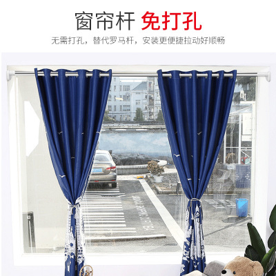 家柏饰(CORATED)阳台晾衣杆不锈钢伸缩杆免打孔窗帘杆衣柜撑杆直杆型卫生间浴帘杆