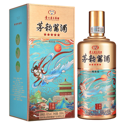 茅韵酱酒 精英版 飞天仕女图礼盒酒水 500ml*1瓶品牌:茅台月销:3