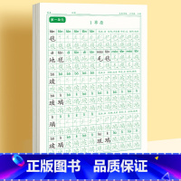 [上册]同步字帖6年级 [正版]六年级上册练字帖人教版语文字帖同步小学生硬笔书法练字本楷书笔画笔顺儿童铅笔描红练习写字每