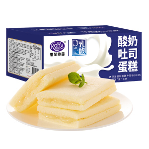 港荣Kong WENG酸奶吐司蛋糕450克健康美味新升级