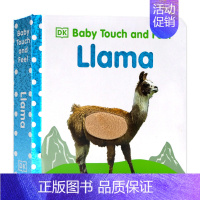 [正版]DK触摸书 英文原版绘本 Baby Touch and Feel Llama 羊驼 宝宝英语启蒙早教认知书 0-