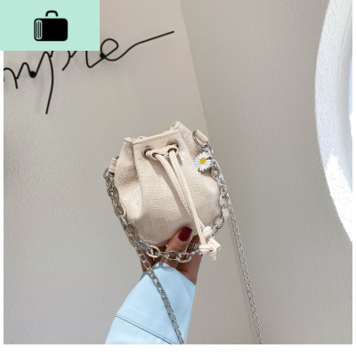 夏天网红小包包2020新款潮链条斜挎包女包百搭ins质感时尚水桶包NEW LAKE女士单肩包