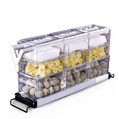 滴流盒鱼缸过滤器上置外置乌龟龙鱼缸水族箱diy改装净水过滤盒