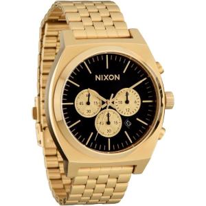 Nixon男士机械计时防水表表盘不锈钢表带