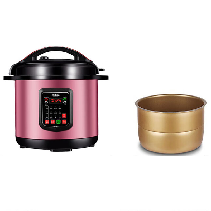 喜莱盛 电饭煲/电压力锅 XLS-G10 电压力锅 10L 按键式 粉色 0402003748&&