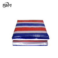 斯赞 户外加厚彩条布 65g双膜 平方米