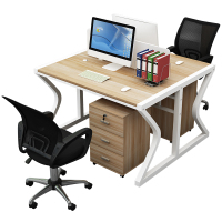 鑫环境 办公家具职员工位桌电脑桌多人办公桌椅屏风组合简约员工卡座办公工位桌