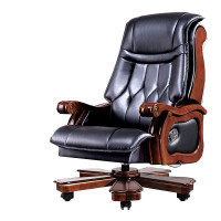 晋舰 老板椅商务大班椅可躺按摩电脑椅升降转椅5轮办公椅 牛皮