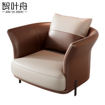 智叶舟沙发单人位85*78*75cm张