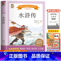 水浒传 [正版]四大名着原着小学生版五年级下册必读课外书文学经典书籍西游记三国演义水浒传红楼梦中国四大名着青少年版五下快