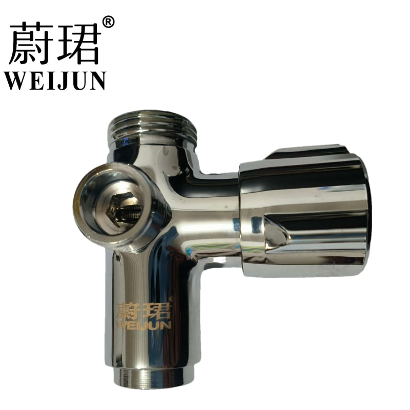 蔚珺铜淋浴花洒三档分水器通用型个