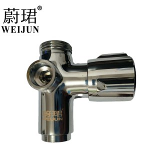 蔚珺铜淋浴花洒三档分水器通用型个
