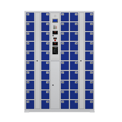 臻远 ZY-SJGB-39 手机充电柜寄存柜电子设备管理柜存包柜 50门条码款