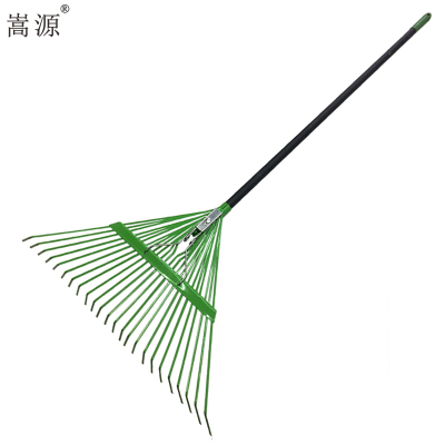 嵩源钢丝草耙 金属草耙 枯叶耙 杂草收集耙 1.5m*24齿