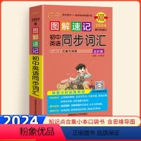 英语同步词汇 初中通用 [正版]2024新版图解速记初中英语词汇2000词+500词高频版英语单词语法七八年级中考必考同