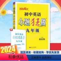 [提优版 英语全一册] 九年级 [正版]2024新版恩波教育小题狂做提优版英语九年级全一册江苏译林YL版9年级上下22年