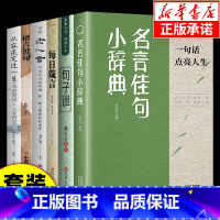 [6册]励志人生答疑解惑套装 [正版]名言佳句小辞典 感悟人生语录大全人生感悟初中生高中生小学生名人名言经典语录励志书籍