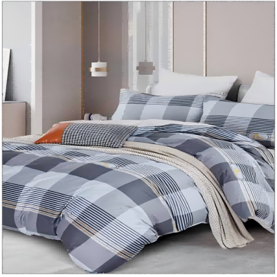 万全方位WQFW-8006 典雅纯棉四件套-蒙可 灰色(单位:套)