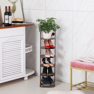 进鞋架宿舍女简易小鞋架创意家用省空间铁艺鞋柜多层经济型防尘