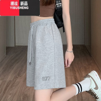 YIBUSHENG运动短裤女季外穿5分天2024新款宽松薄款休闲五分裤中裤