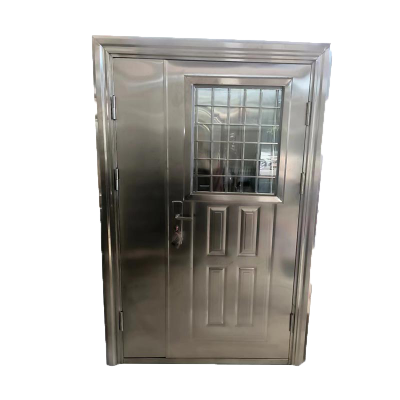 亚业鑫达 白钢板门 框1.0mm 板1.0mm(201材质)/平方米