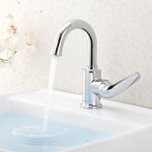 摩恩(MOEN)面盆水龙头冷热高抛铜体欧式卫浴台盆洗脸盆卫生间卫浴龙头91039 摩恩面盆龙头91039