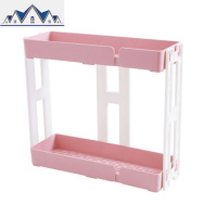 双层长方形调料架置物架厨房用品多功能落地架子收纳架 三维工匠