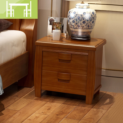 床头柜榉木色
