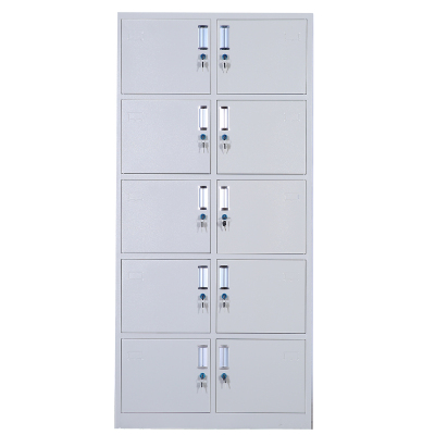 东业家具 十门柜档案柜铁皮柜钢制柜文件柜HG09G (850*390*1850)台