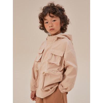 [2件2折价:53]moomoo童装男童外套春秋新款工装风宽松舒适柔软透气时尚简约