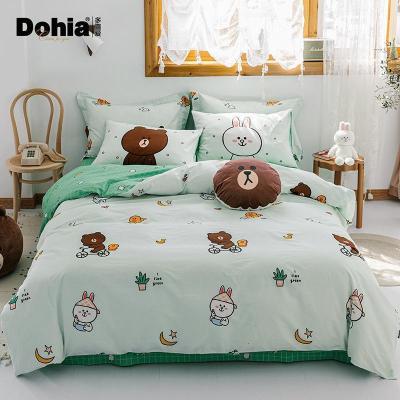 美帮汇联名款全棉套件全棉三/四件套床上用品被套床单拾光