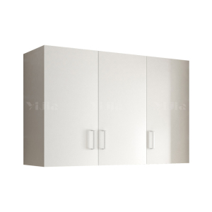 翌嘉YJ4122518 吊柜墙柜壁柜阳台柜客厅厨房卧室储物收纳柜 白色三门 900*300*600