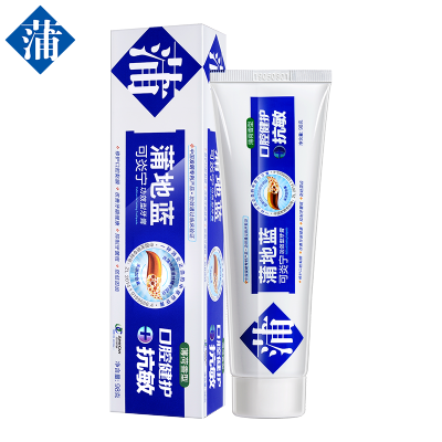 蒲地蓝抗敏牙膏牙齿减轻酸冷痛敏感问题含氟防蛀薄荷香型牙膏98G