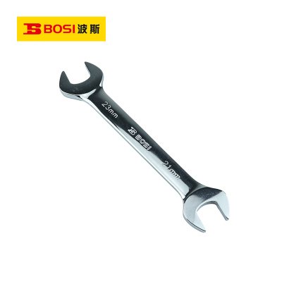 波斯(BOSI)精品开口扳手(21x23mm)把